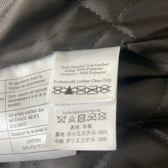 Eddie Bauer Chocklate brown Genuine Leather Coat - Picture 13 of 16